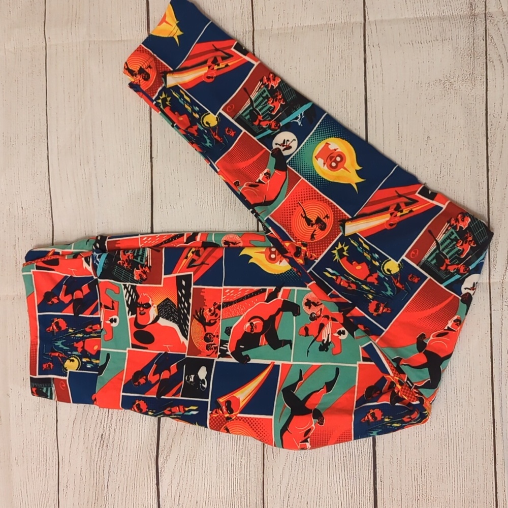 Lularoe OS Leggings NWOT The Incredibles
